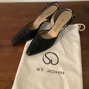 Saint John black sequence shoes